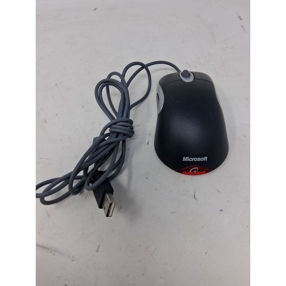 Vintage Microsoft Intellimouse Optical USB Wheel Mouse PS2 Compatible. P